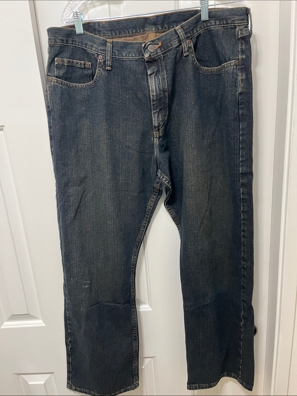Wrangler Straight Leg Dark Indigo Jeans
